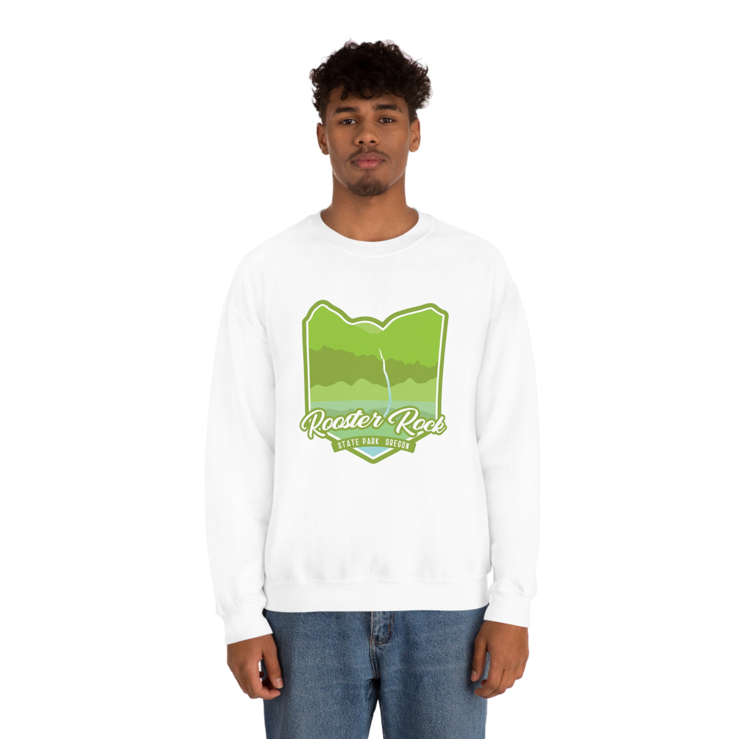 Rooster Rock State Park - Oregon Unisex Heavy Blend Crewneck Sweatshirt