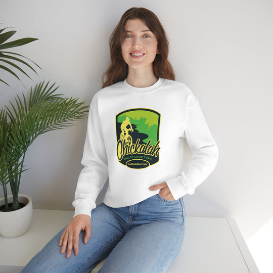 Chickalah Valley Loop Trail - Dardanelle, Arkansas Unisex Heavy Blend Crewneck Sweatshirt