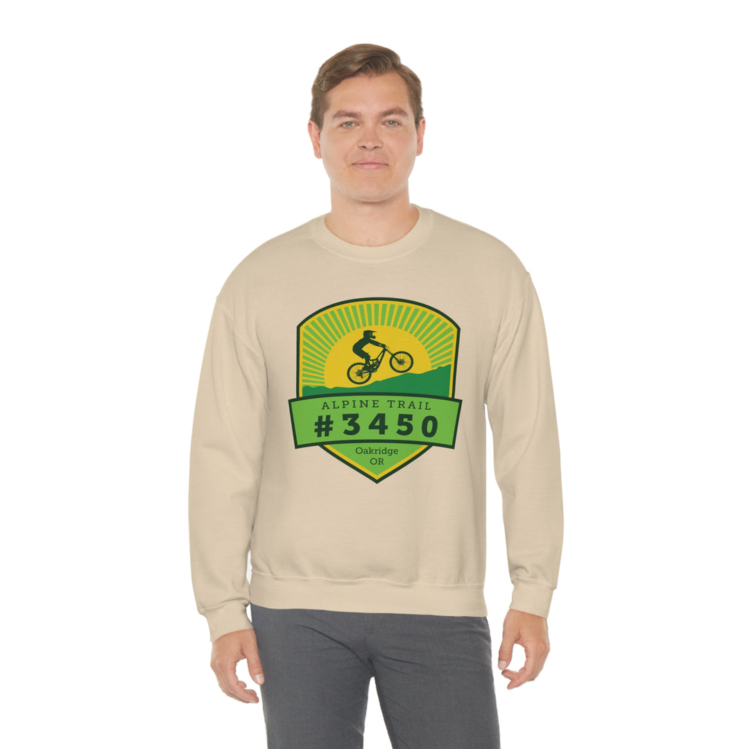 Alpine Trail #3450 - Oakridge, Oregon Unisex Heavy Blend Crewneck Sweatshirt