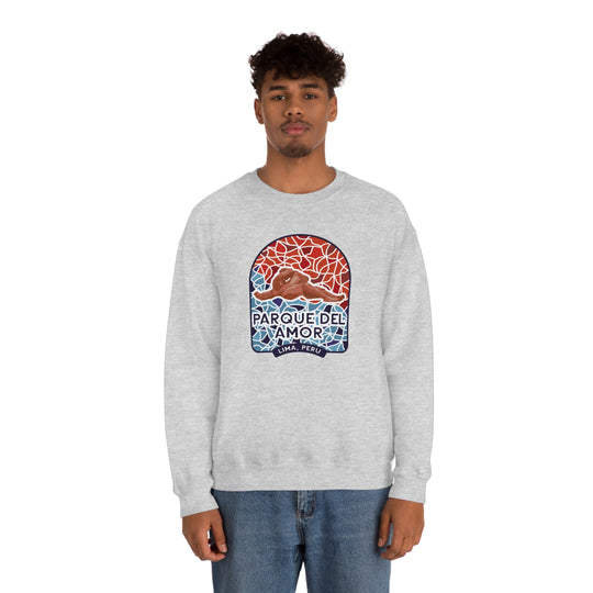 Parque del Amor - Lima, Peru Unisex Heavy Blend Crewneck Sweatshirt