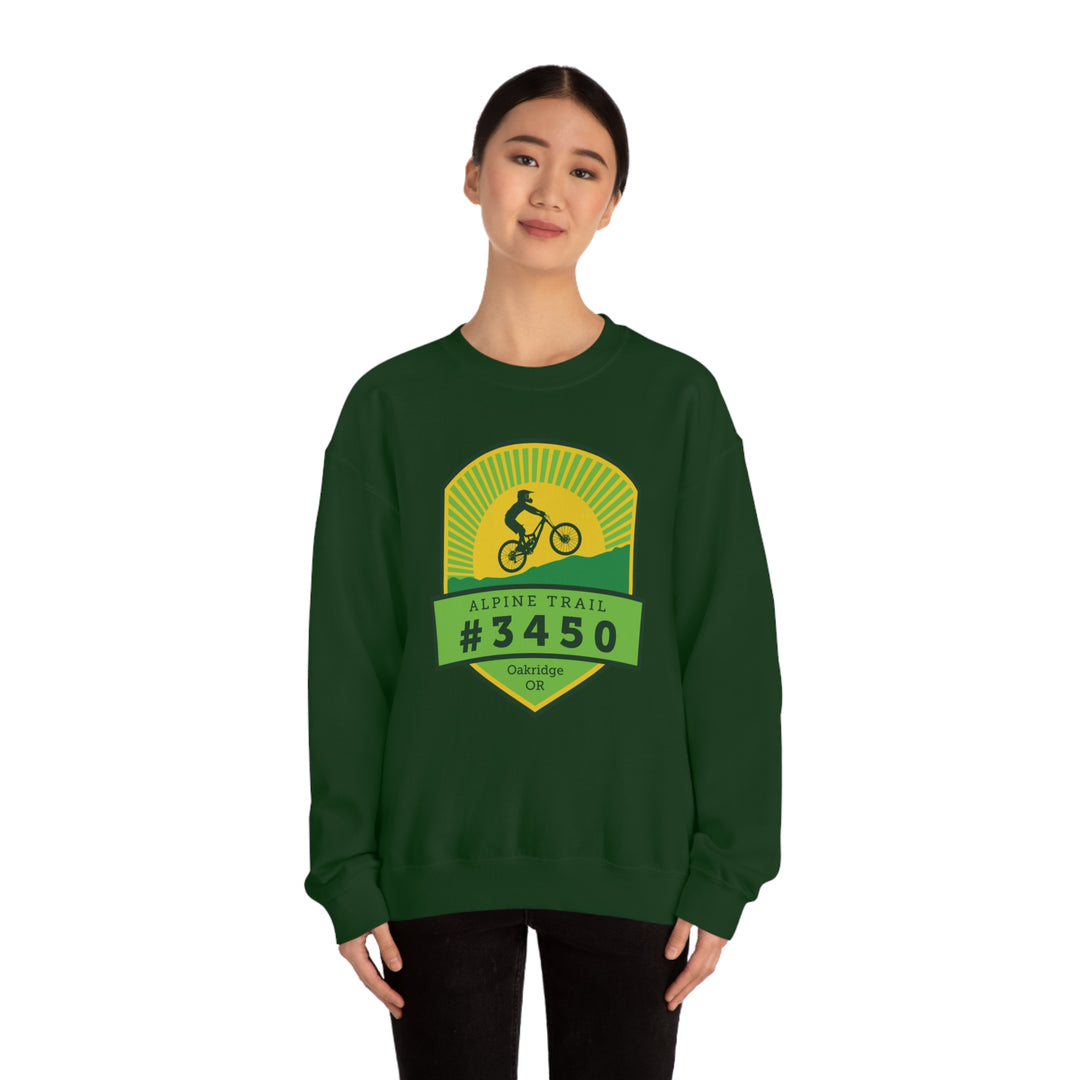 Alpine Trail #3450 - Oakridge, Oregon Unisex Heavy Blend Crewneck Sweatshirt