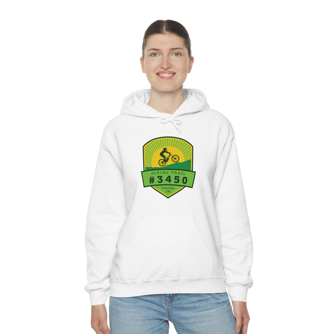 Alpine Trail #3450 - Oakridge, Oregon Unisex Heavy Blend Hooded Sweatshirt