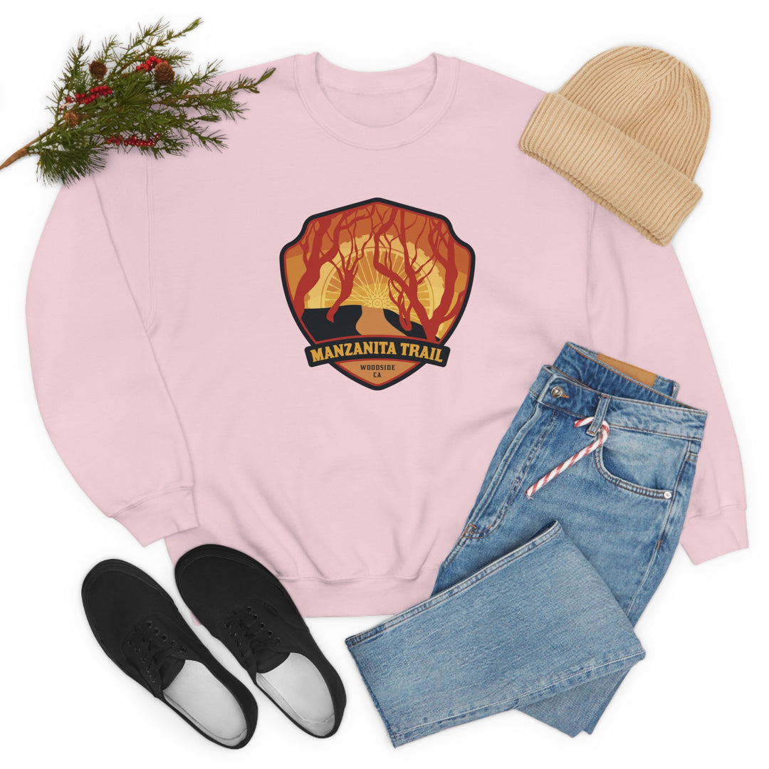 Manzanita Trail - Woodside, California Unisex Heavy Blend Crewneck Sweatshirt