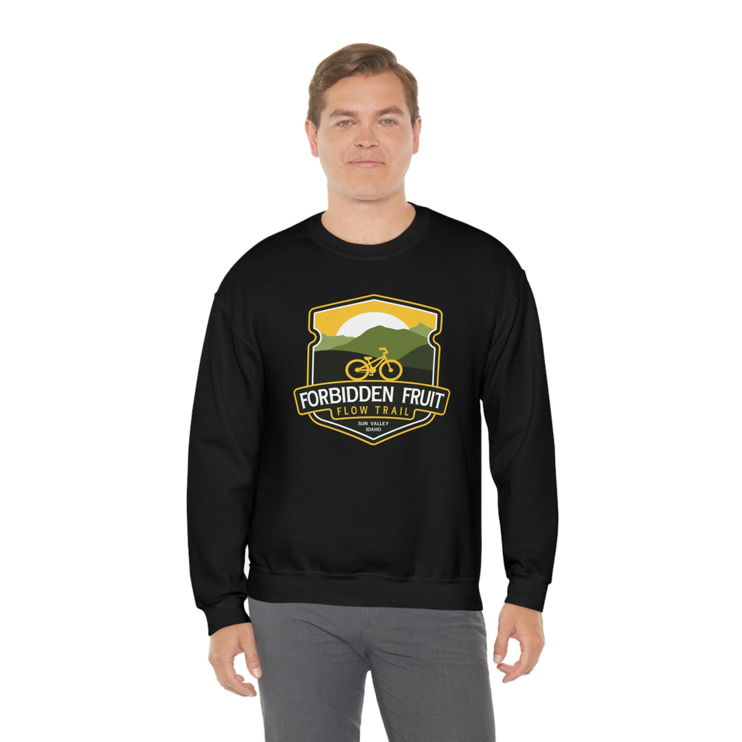 Forbidden Fruit Flow Trail - Sun Valley, Idaho Unisex Heavy Blend Crewneck Sweatshirt