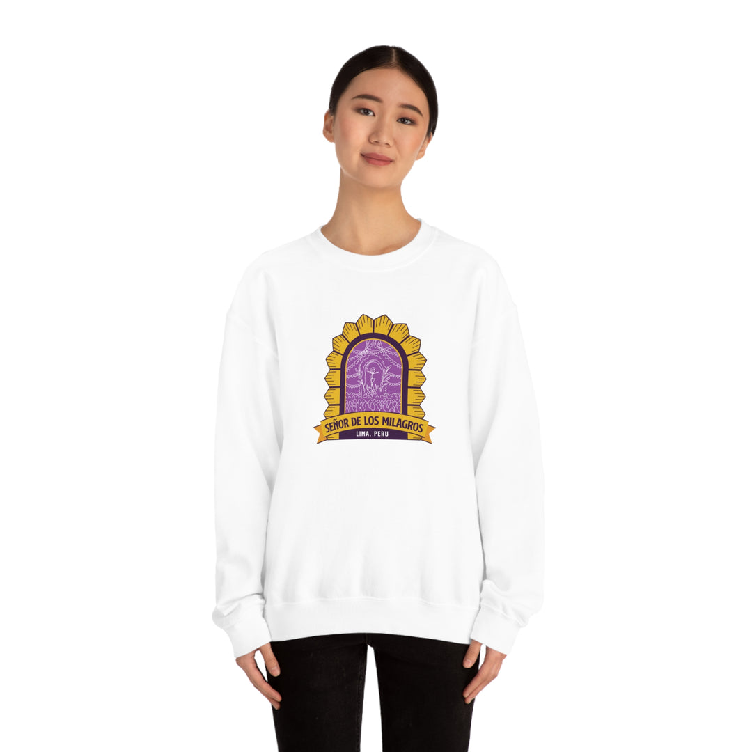 Senor de los Milagros - Lima, Peru Unisex Heavy Blend Crewneck Sweatshirt