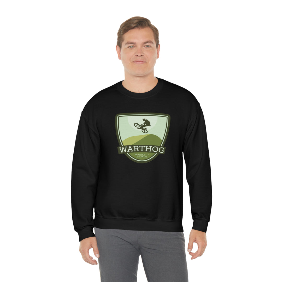 Warthog - Bentonville, Arkansas Unisex Heavy Blend Crewneck Sweatshirt