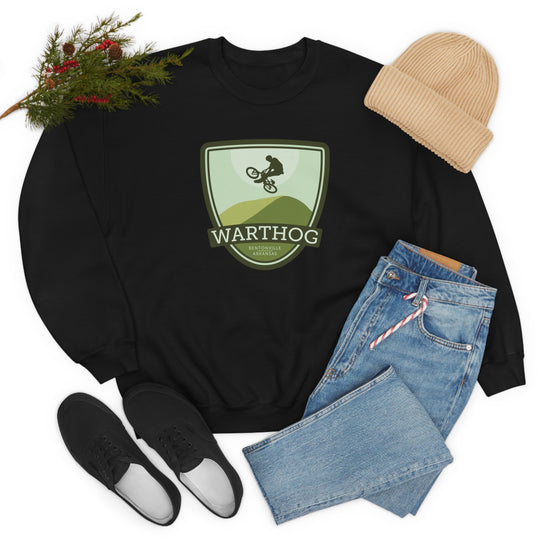 Warthog - Bentonville, Arkansas Unisex Heavy Blend Crewneck Sweatshirt