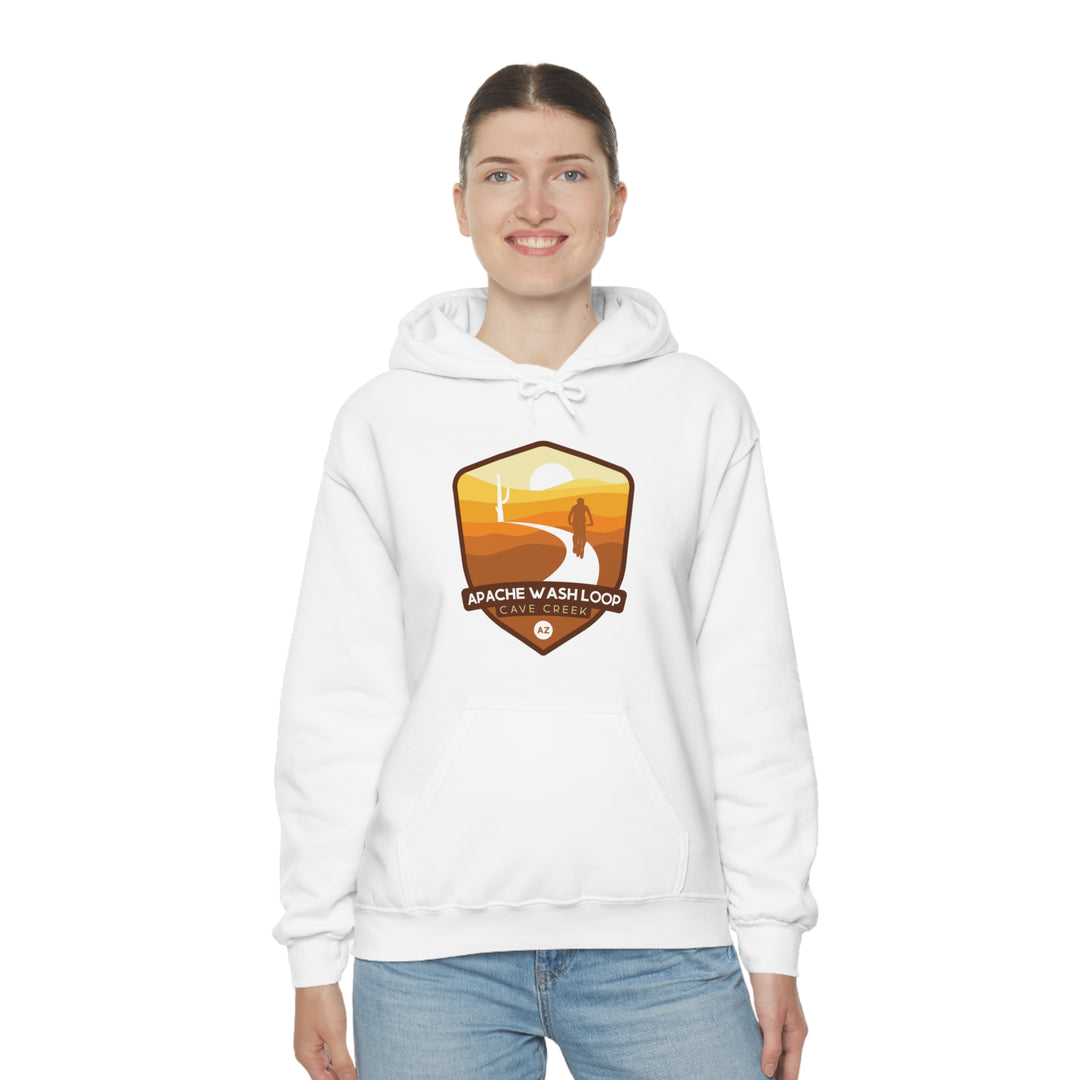 Apache Wash Loop - Cave Creek, Arizona Hooded Sweatshirt