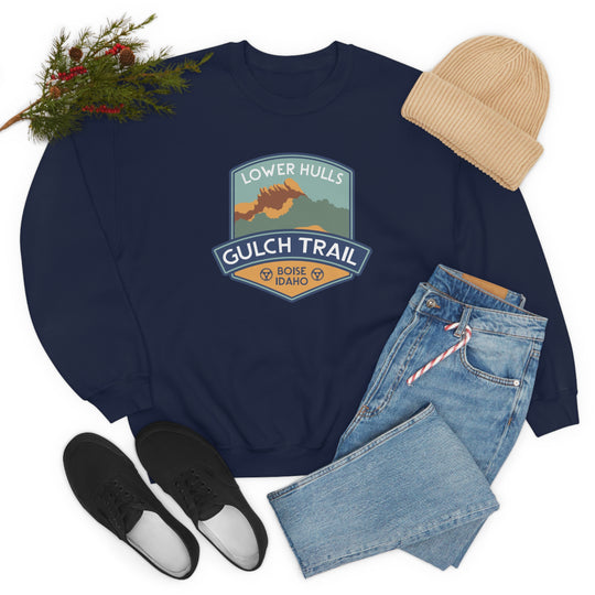 Lower Hulls Gulch Trail - Boise, Idaho Unisex Heavy Blend Crewneck Sweatshirt