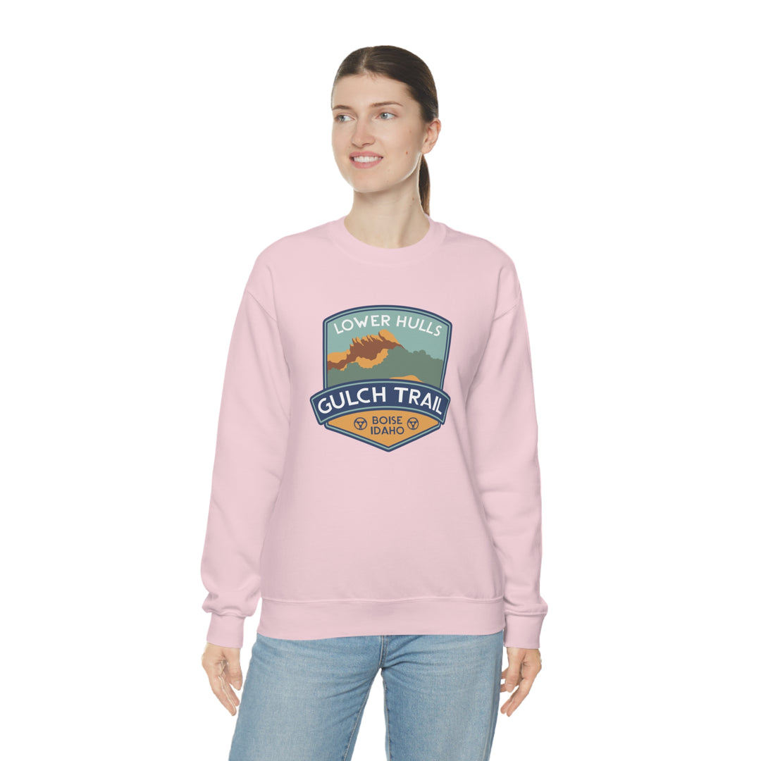 Lower Hulls Gulch Trail - Boise, Idaho Unisex Heavy Blend Crewneck Sweatshirt