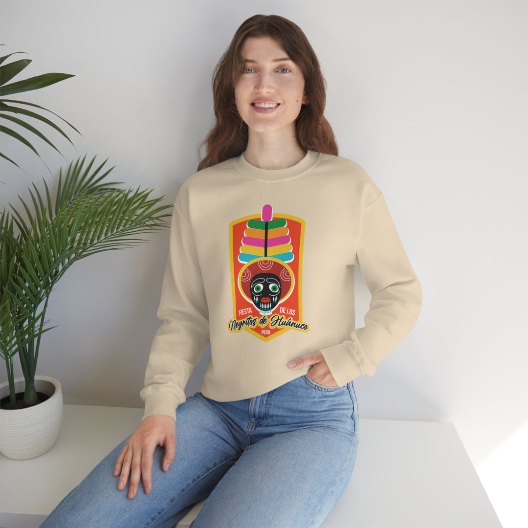 Fiesta de los Negritos de Huanuco - Peru Unisex Heavy Blend Crewneck Sweatshirt