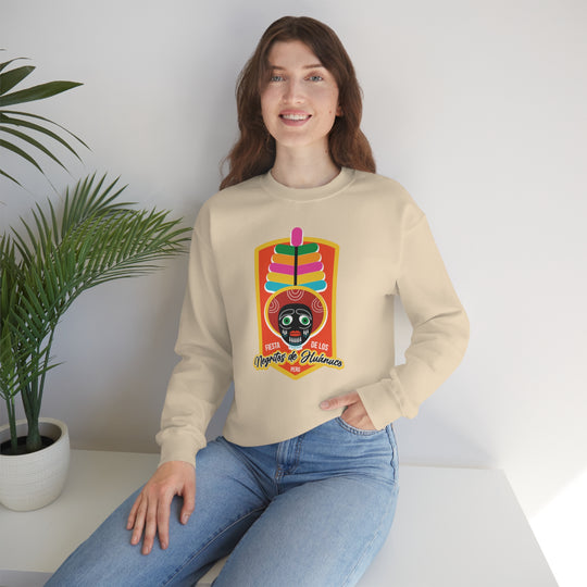 Fiesta de los Negritos de Huanuco - Peru Unisex Heavy Blend Crewneck Sweatshirt