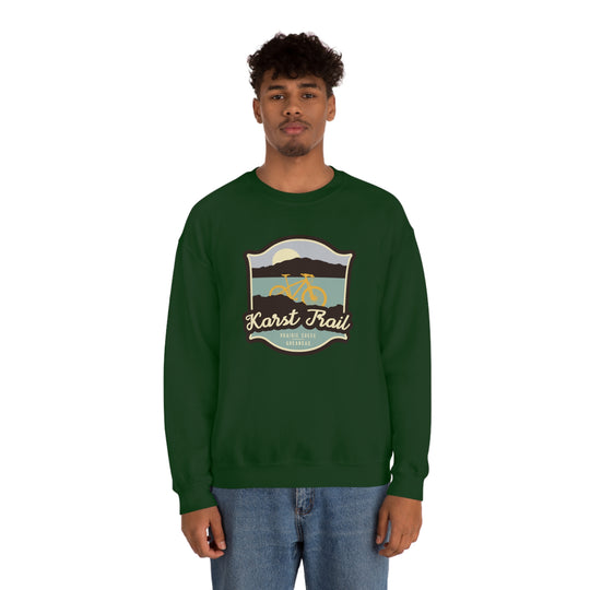 Karst Trail - Prairie Creek, Arkansas Unisex Heavy Blend Crewneck Sweatshirt