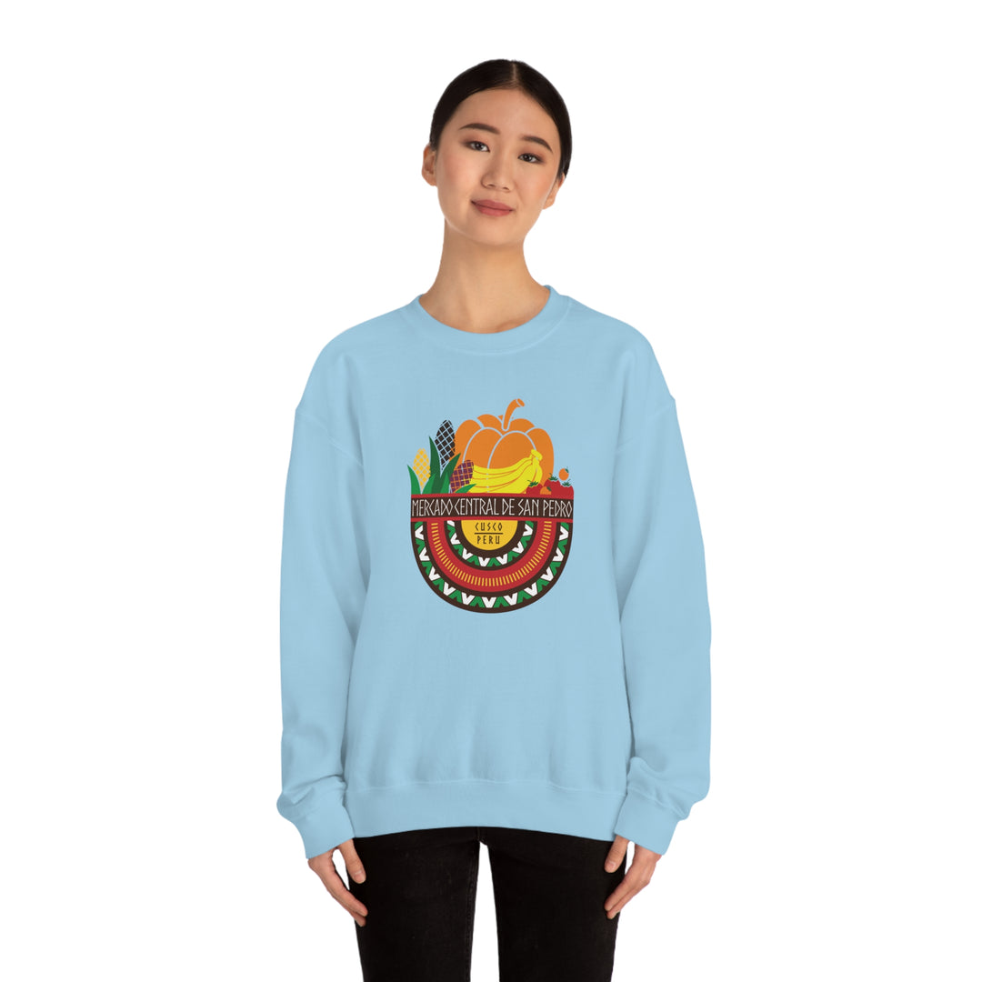 Mercado Central de San Pedro - Cusco, Peru Unisex Heavy Blend Crewneck Sweatshirt