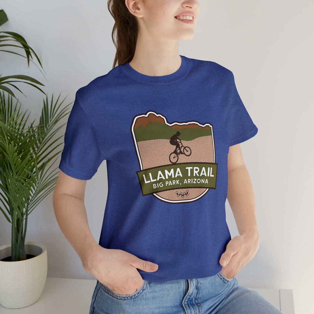 Llama Trail - Big Park, Arizona Unisex T-Shirt