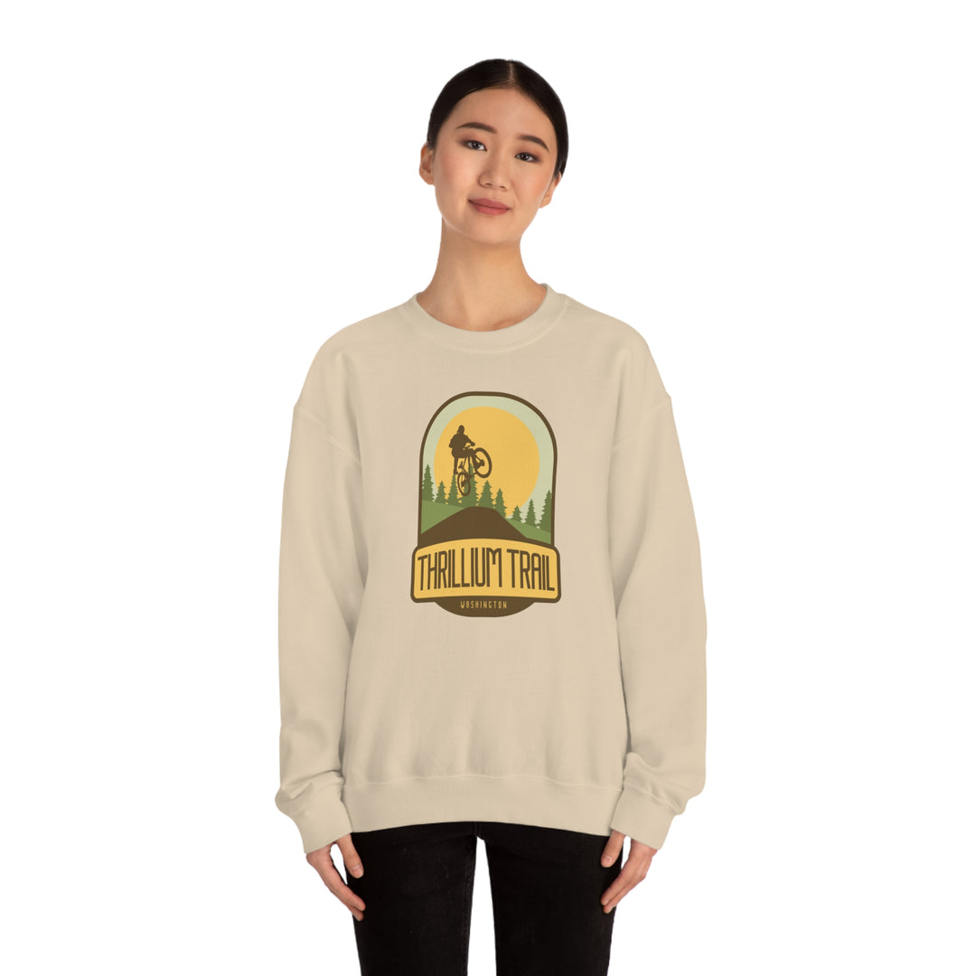 Thrillium Trail - Washington Unisex Heavy Blend Crewneck Sweatshirt