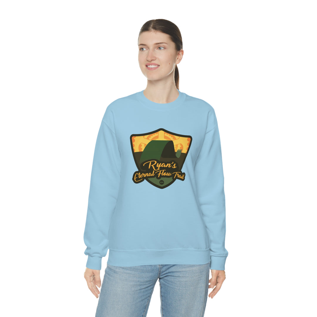 Ryan's Eternal Flow Trail - Washington Unisex Heavy Blend Crewneck Sweatshirt