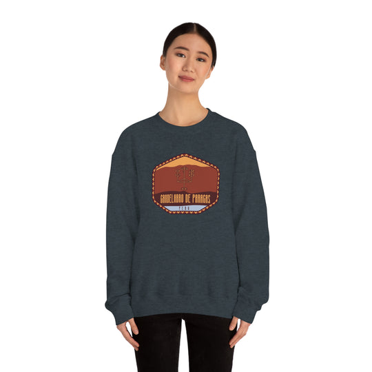 Candelabro de Paracas - Peru | Unisex Heavy Blend Crewneck Sweatshirt