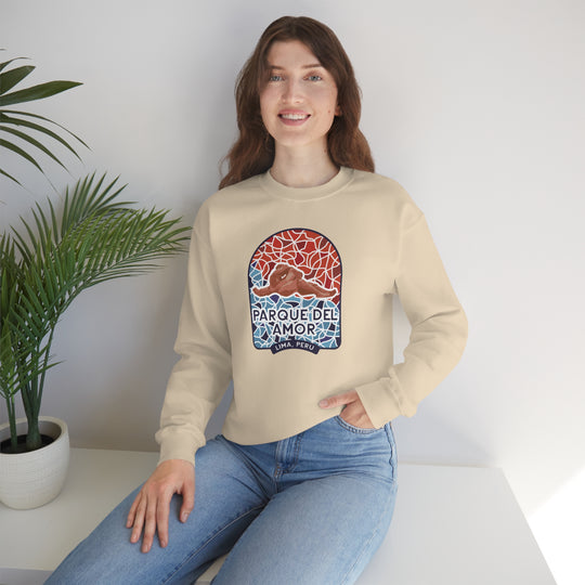 Parque del Amor - Lima, Peru Unisex Heavy Blend Crewneck Sweatshirt