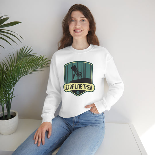 Jump Line Trail - Washington Unisex Heavy Blend Crewneck Sweatshirt