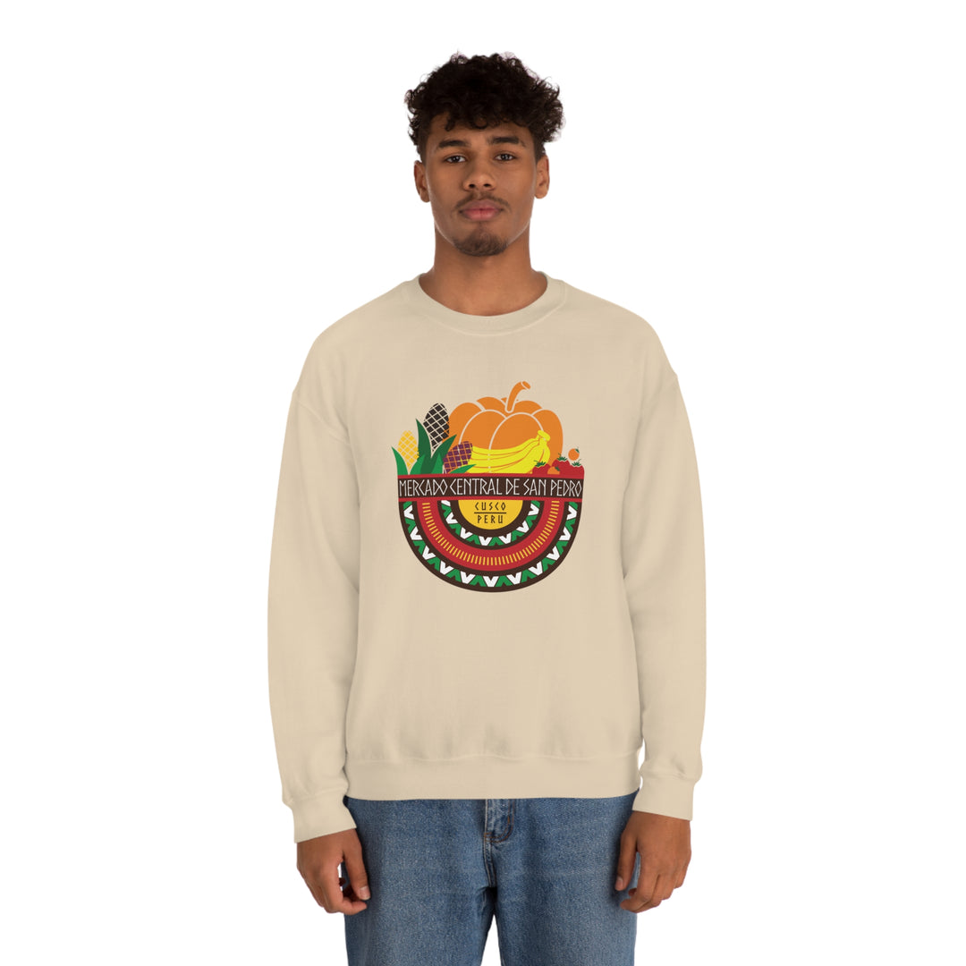 Mercado Central de San Pedro - Cusco, Peru Unisex Heavy Blend Crewneck Sweatshirt