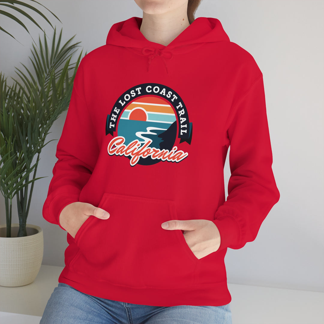 The Lost Coast Trail Unisex Heavy Blend Hoodie Sweatshirt - California, USA hiker gift