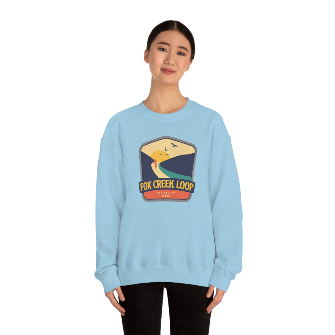 Fox Creek Loop - Sun Valley, Idaho Unisex Heavy Blend Crewneck Sweatshirt