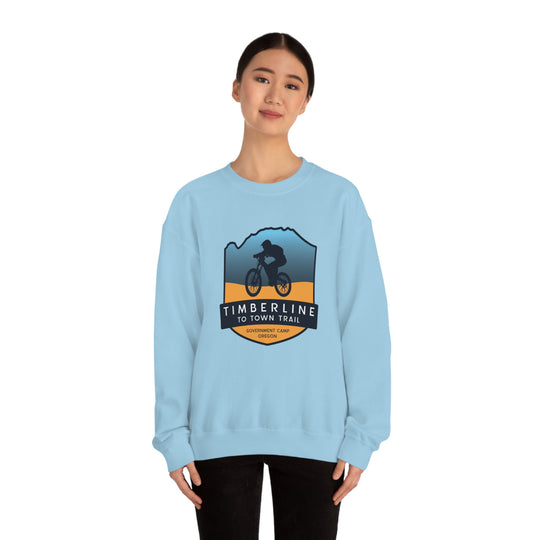 Timberline to Town Trail - Government Camp, Oregon Unisex Heavy Blend Crewneck Sweatshirt