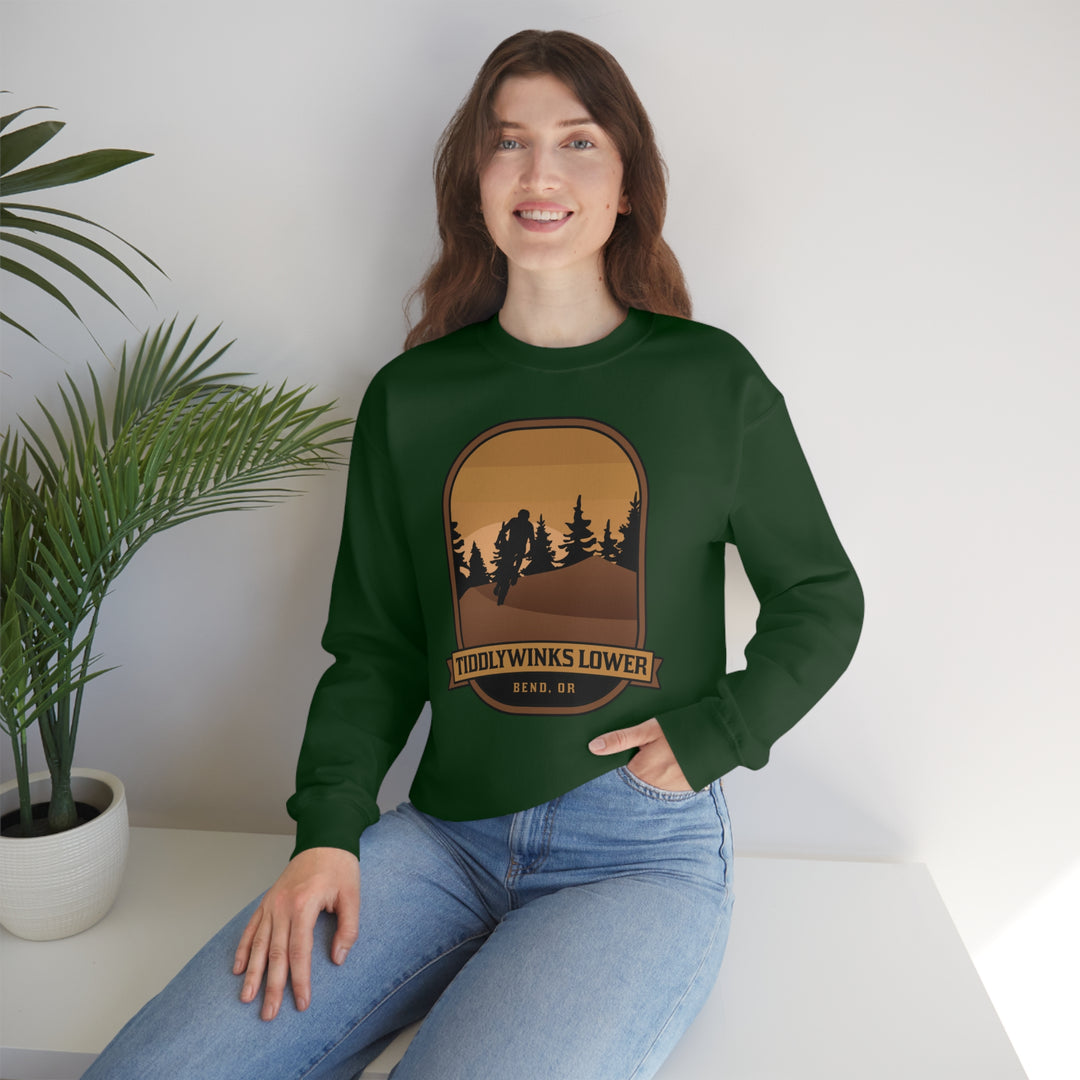 Tiddlywinks Lower - Bend, Oregon Unisex Heavy Blend Crewneck Sweatshirt