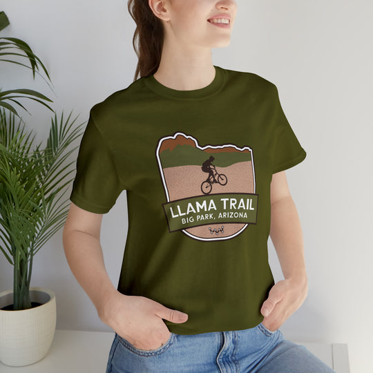 Llama Trail - Big Park, Arizona Unisex T-Shirt