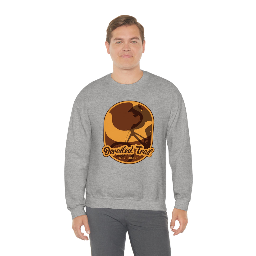 Derailed Trail - Washington Unisex Heavy Blend Crewneck Sweatshirt