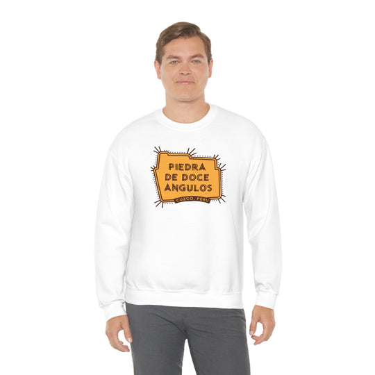 Piedra de doce angulos - Cuzco, Peru Unisex Heavy Blend Crewneck Sweatshirt