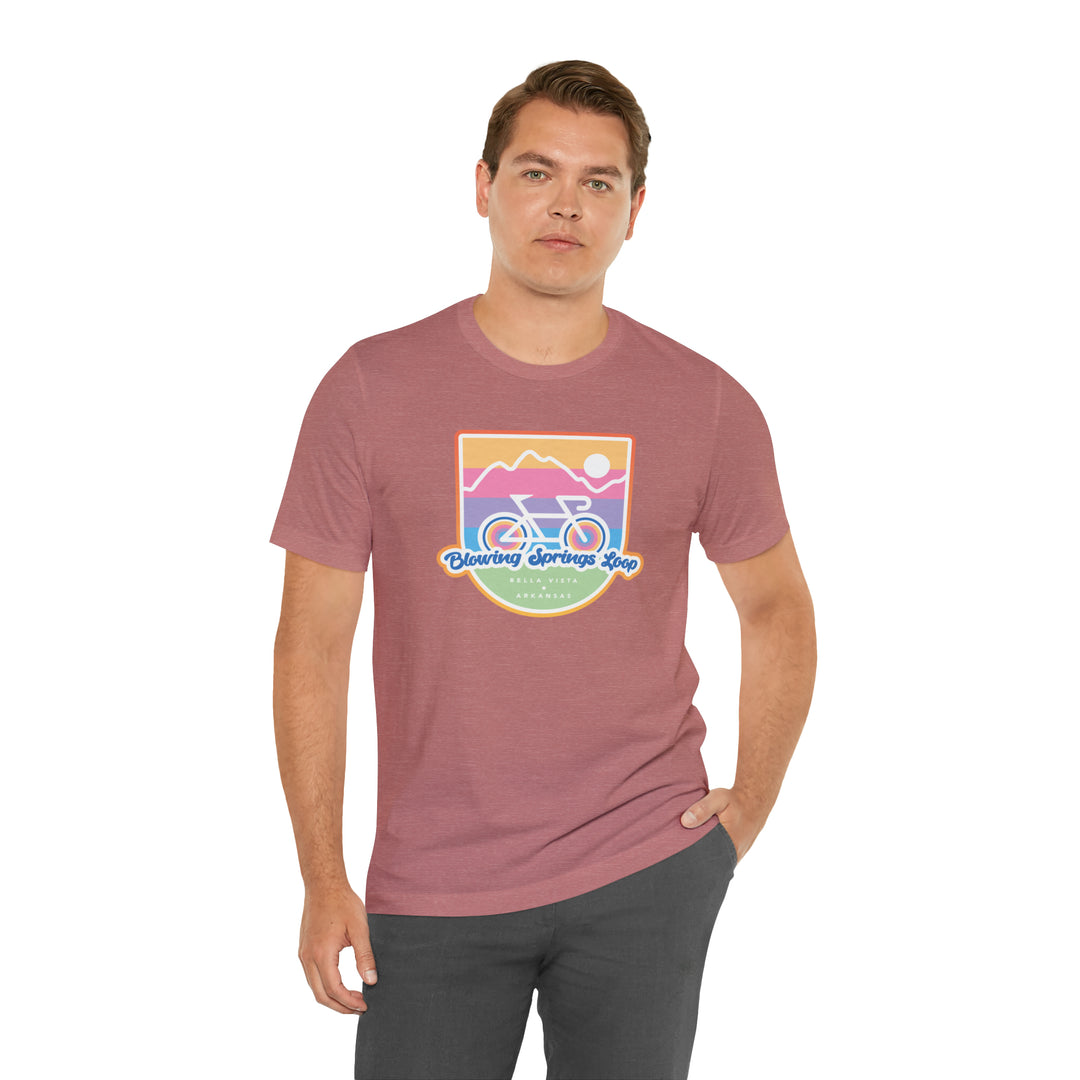 Blowing Springs Loop - Bella Vista, Arkansas Unisex Jersey Short Sleeve Tee - Gift for hikers