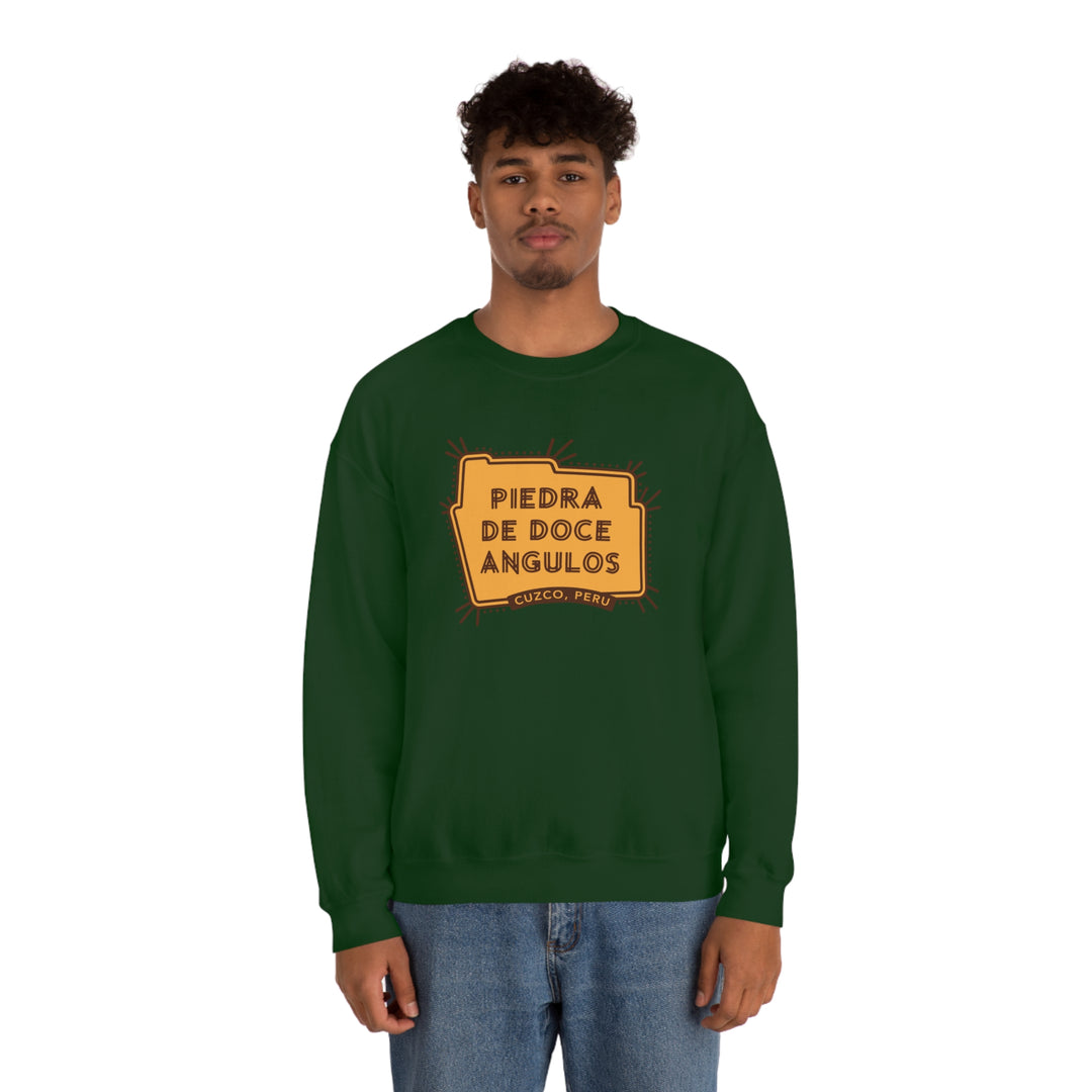 Piedra de doce angulos - Cuzco, Peru Unisex Heavy Blend Crewneck Sweatshirt