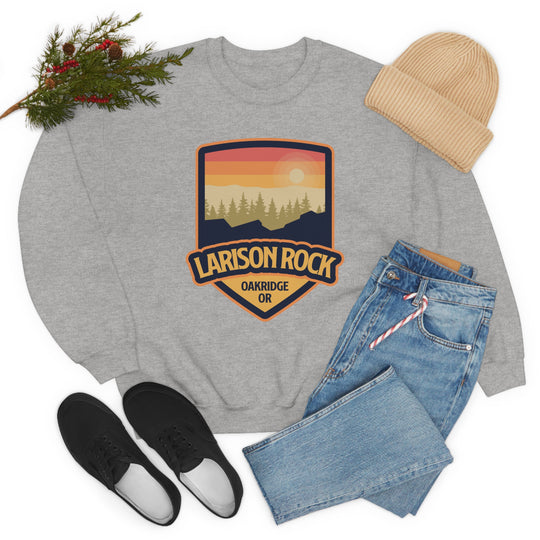 Larison Rock - Oakridge, Oregon Unisex Heavy Blend Crewneck Sweatshirt