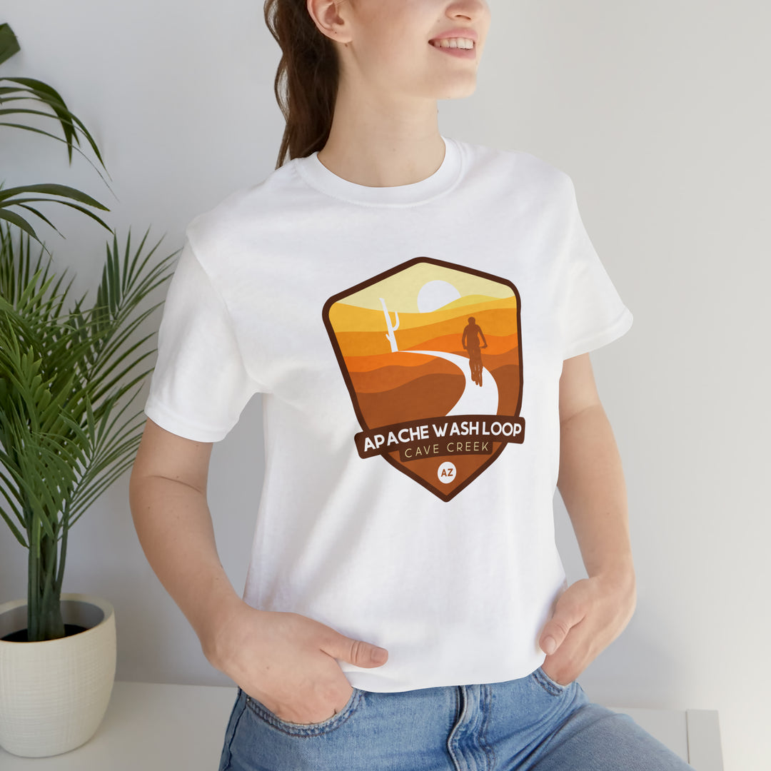 Apache Wash Loop - Cave Creek, Arizona Unisex T-Shirt hiker gift - Utah