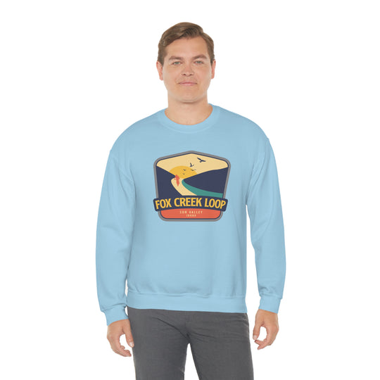 Fox Creek Loop - Sun Valley, Idaho Unisex Heavy Blend Crewneck Sweatshirt