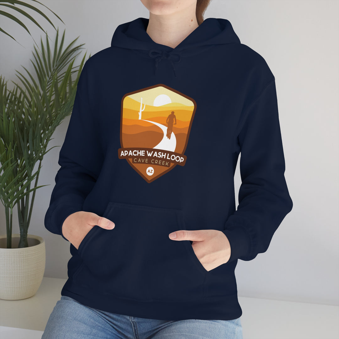 Apache Wash Loop - Cave Creek, Arizona Hooded Sweatshirt