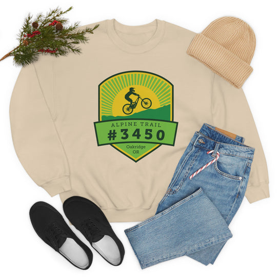 Alpine Trail #3450 - Oakridge, Oregon Unisex Heavy Blend Crewneck Sweatshirt