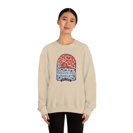 Parque del Amor - Lima, Peru Unisex Heavy Blend Crewneck Sweatshirt