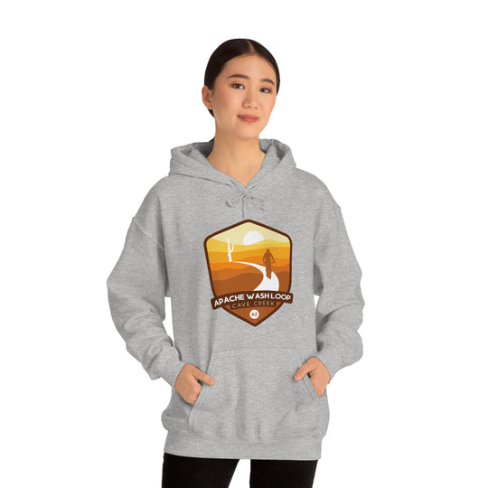 Apache Wash Loop - Cave Creek, Arizona Hooded Sweatshirt