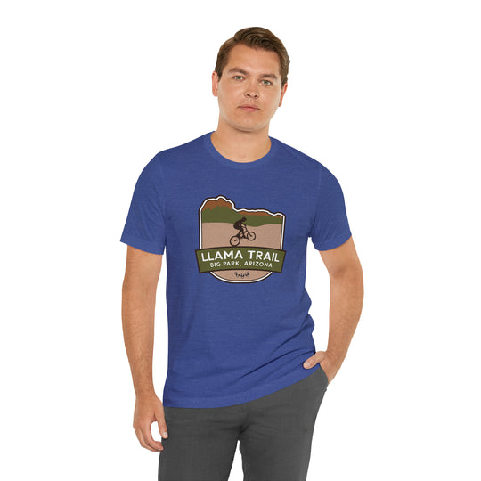 Llama Trail - Big Park, Arizona Unisex T-Shirt