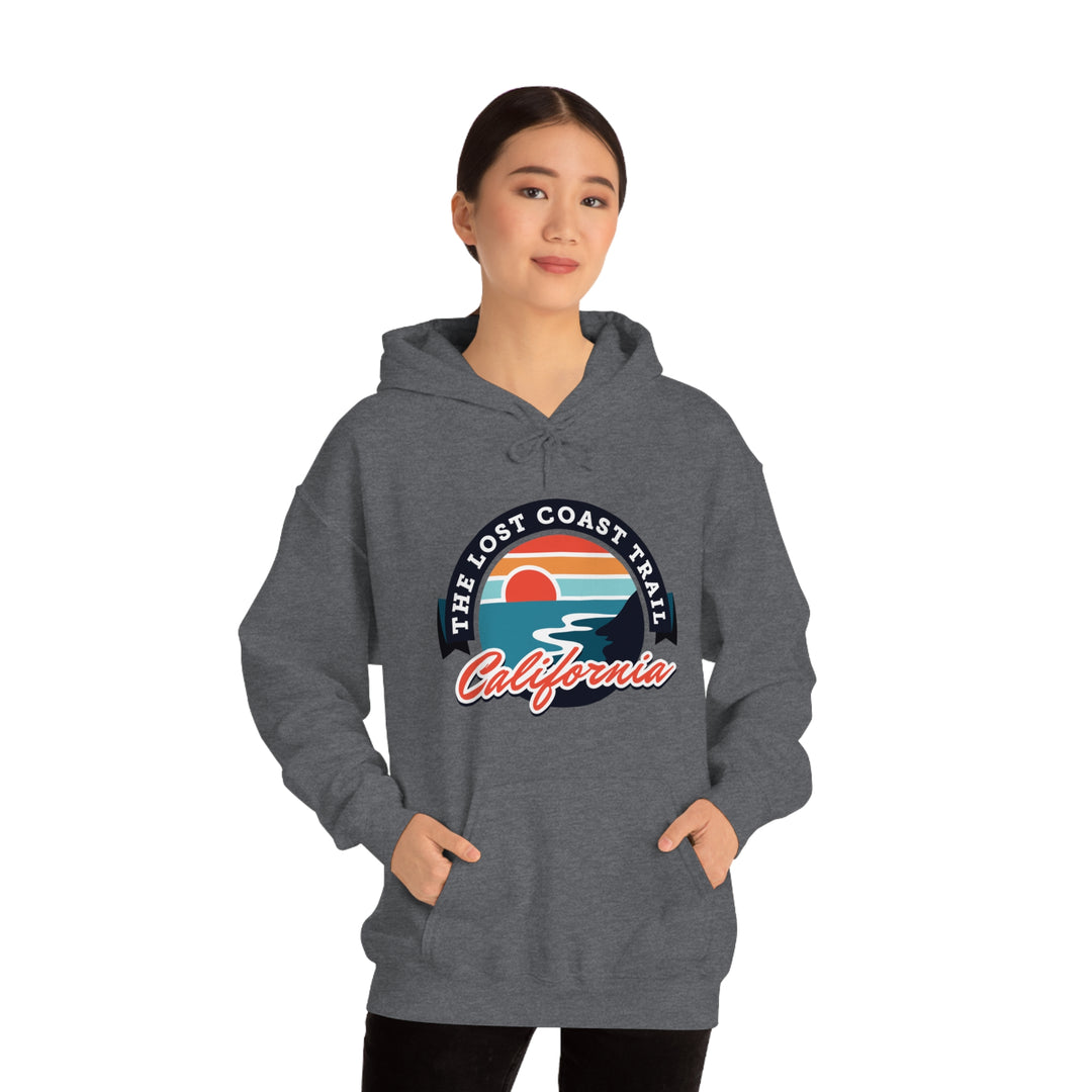 The Lost Coast Trail Unisex Heavy Blend Hoodie Sweatshirt - California, USA hiker gift