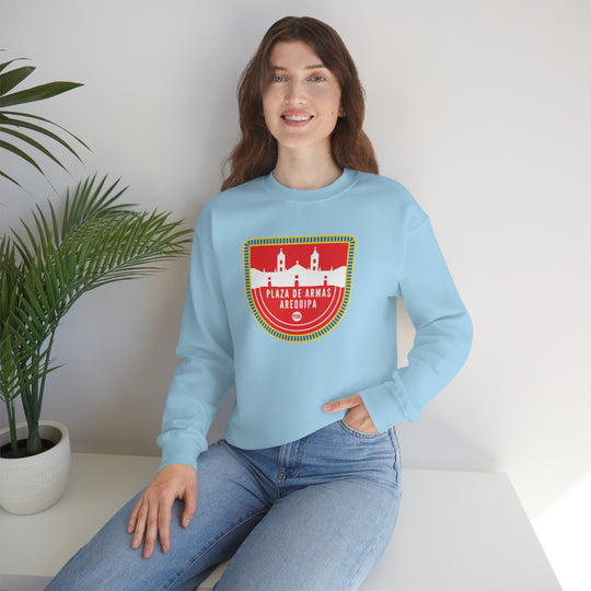 Plaza de Armas Arequipa - Peru Unisex Heavy Blend Crewneck Sweatshirt