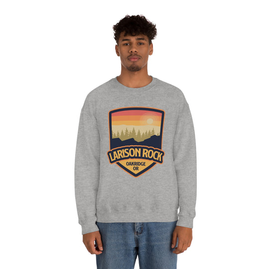 Larison Rock - Oakridge, Oregon Unisex Heavy Blend Crewneck Sweatshirt