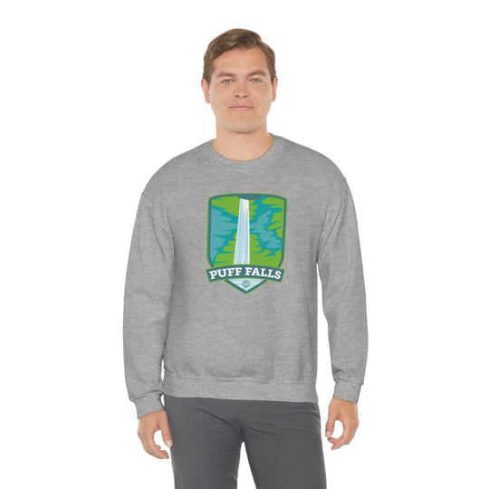 Puff Falls - Oregon Unisex Heavy Blend Crewneck Sweatshirt