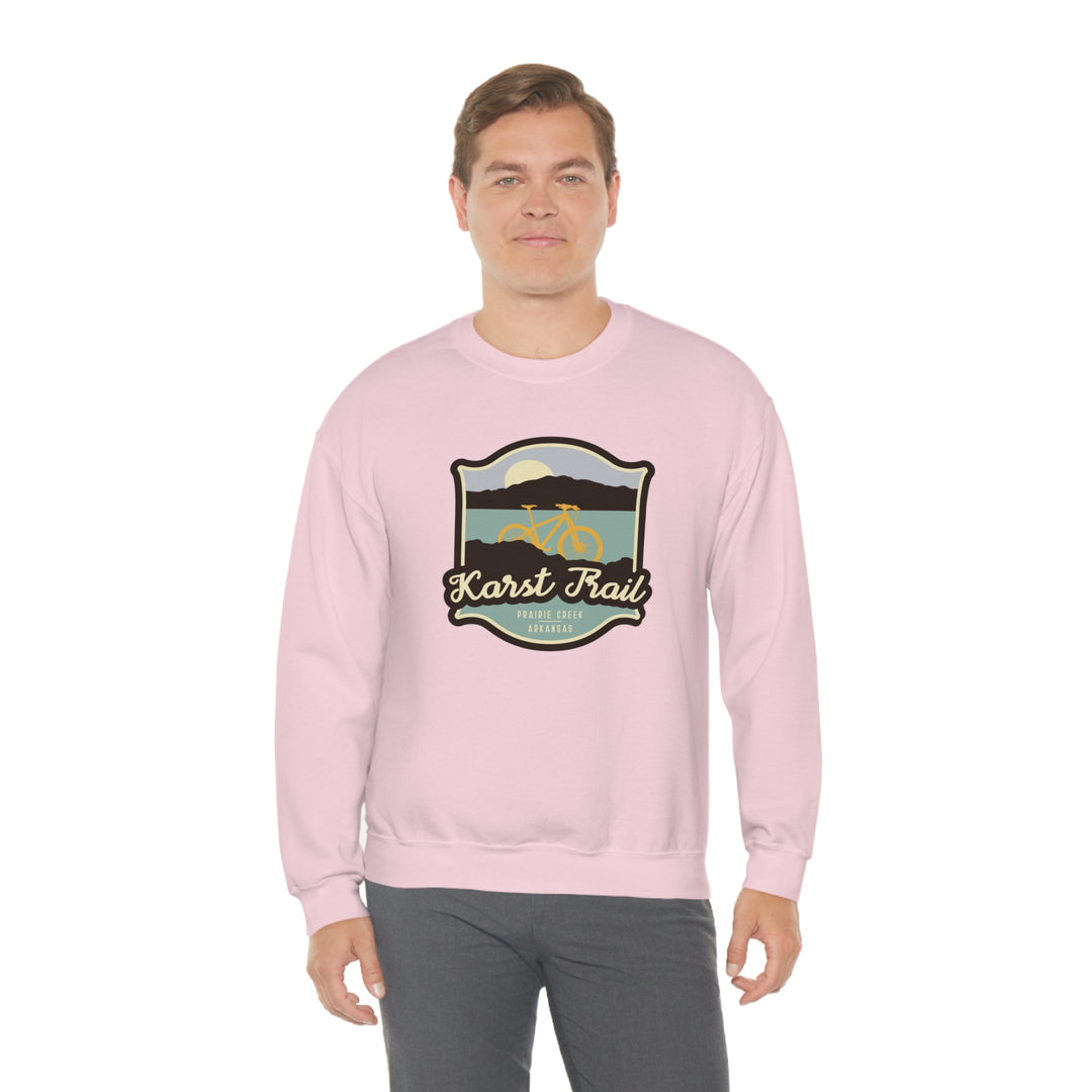 Karst Trail - Prairie Creek, Arkansas Unisex Heavy Blend Crewneck Sweatshirt