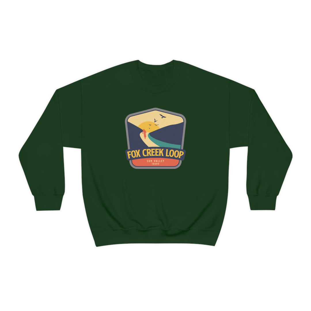 Fox Creek Loop - Sun Valley, Idaho Unisex Heavy Blend Crewneck Sweatshirt