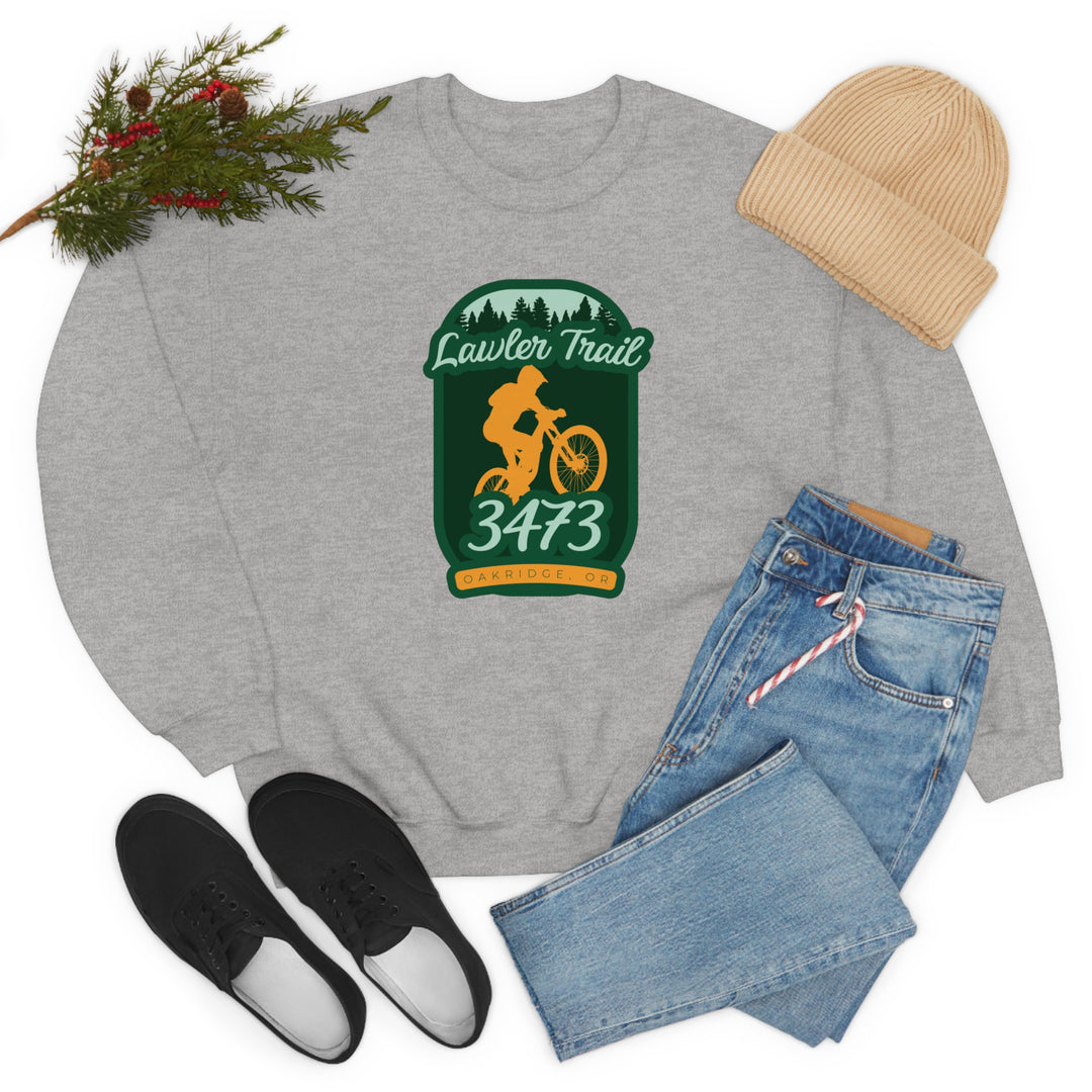 Lawler Trail #3473 - Oakridge, Oregon Unisex Heavy Blend Crewneck Sweatshirt