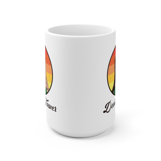 Devils Tower - Wyoming White Ceramic Mug